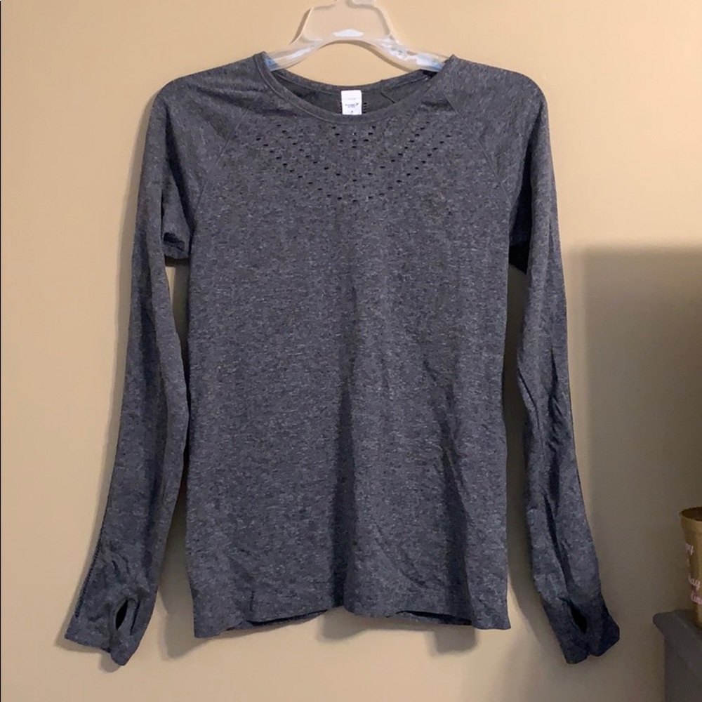 Grey workout long sleeve